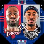 Ice Cube Instagram – Trilogy vs. Enemies. Triplets vs. Ghost Ballers. Which teams are going to the championship games in London next weekend? 👀