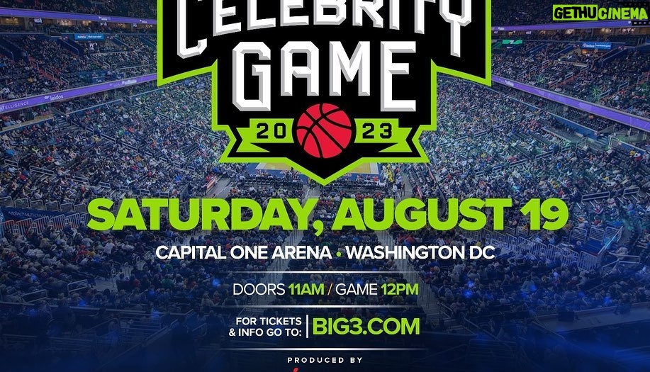 Ice Cube Instagram - The game before the games in D.C. Doors open at 11am