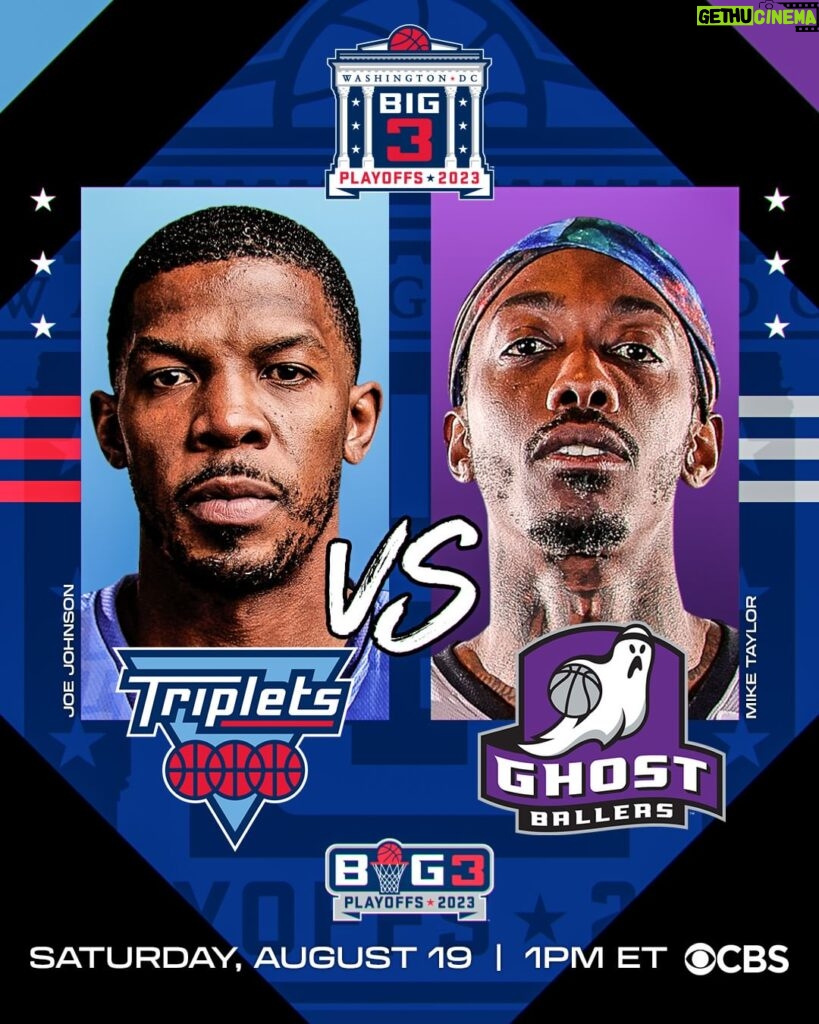 Ice Cube Instagram - Trilogy vs. Enemies. Triplets vs. Ghost Ballers. Which teams are going to the championship games in London next weekend? 👀