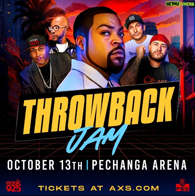 Ice Cube Instagram - Only a few hours until we heat up your Friday the 13th at #Pechanga. We gon take it back like 4 flats on a Cadillac —icecube.com/tour (link in bio).