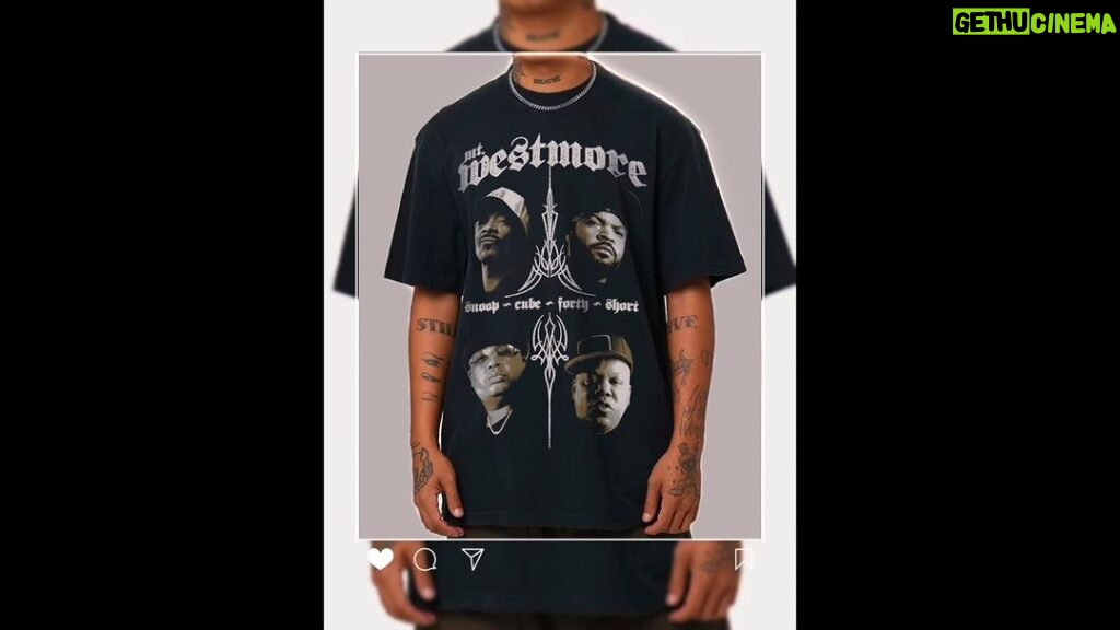 Ice Cube Instagram - When you see all four, it’s #MountWestmore. Snatch the latest merch and step up your swag game. Get it now at mountwestmore.com.