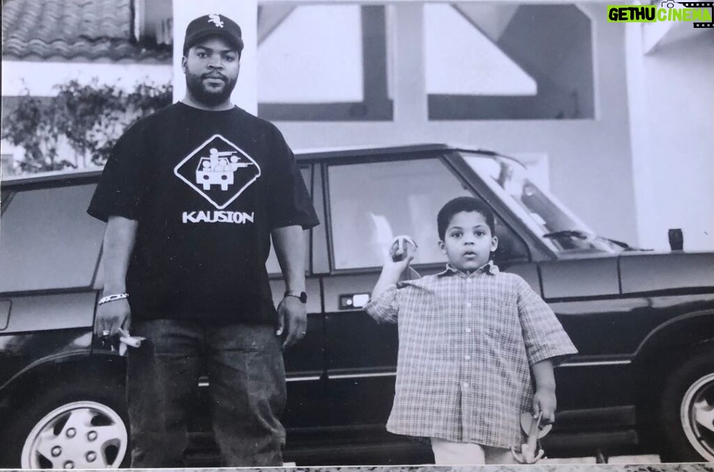 Ice Cube Instagram - Time flies. With my little man O’Shea Jackson Jr. #ThrowbackThursday