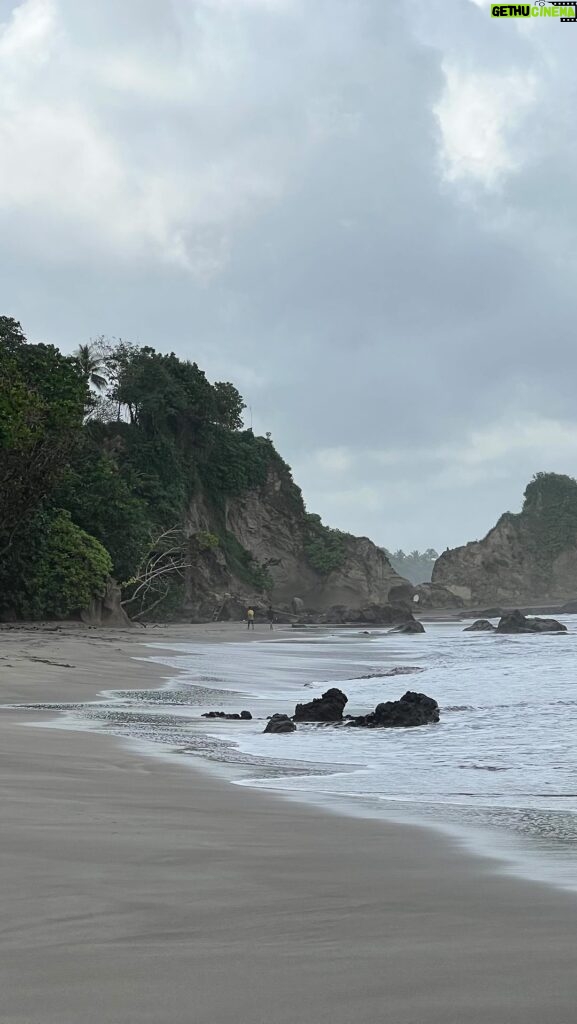 Indra Yudhistira Instagram - Hidden Gem Karang Nini, Pangandaran, West Java #overlanding #overlandingindonesia #campervan #campervanindonesia Sari Ater Beach EcoCabins & CamperVan Park
