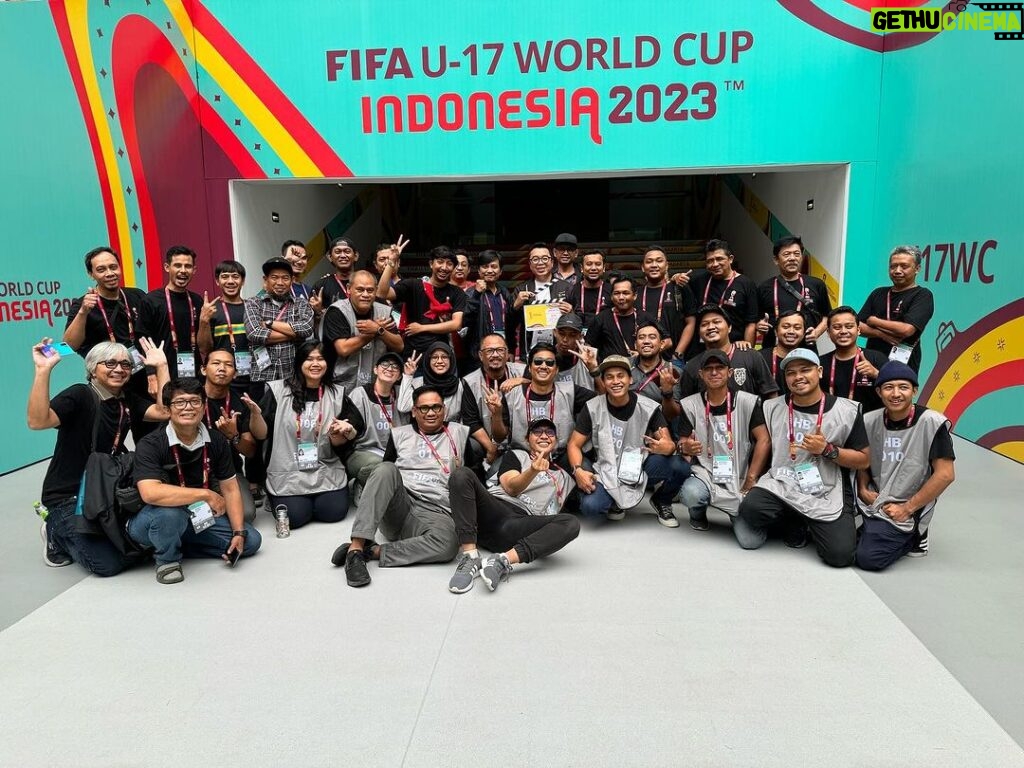 Indra Yudhistira Instagram - From the early hours of the morning to the late hours of the night, our team worked tirelessly to bring you a broadcast that captured the excitement and drama of the tournament FIFA World Cup U17 at Jakarta International Stadium. Thank you to each and every member of our team for your hard work and dedication. Your efforts made this tournament a success. #FIFAWCU17 #Indonesia #Jakarta #JIS #Broadcast #Teamwork #emtek #Dedication