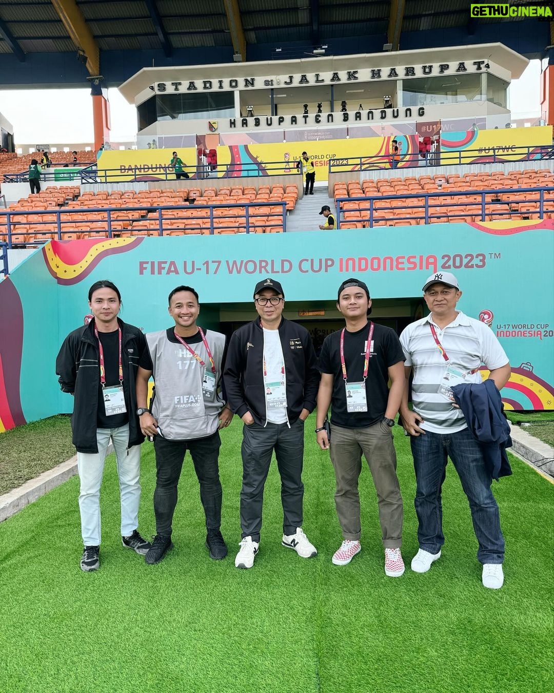 Indra Yudhistira - 210 Likes - Visiting Emtek team as Host Broadcaster.
Thrilled to be here at the broadcast compound of the FIFA World Cup U17 in Bandung! It’s an incredible experience to be surrounded by the energy and excitement of this global tournament. Huge congratulations to our team for achieving their best result. I’m so proud of all their hard work and dedication.