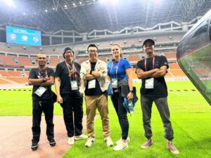 Indra Yudhistira Instagram - MD-3 FIFA World Cup U17 Emtek as Host Broadcaster. 
Check preparation MD-3 at JIS