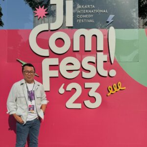 Indra Yudhistira Instagram - Thank you for making the Jakarta International Comedy Festival 2023 an unforgettable experience for all of us. We couldn’t have done it without you Guys.

#jicomfest2023