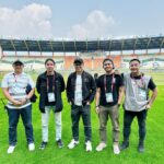 Indra Yudhistira Instagram – Visiting Emtek team as Host Broadcaster.
Thrilled to be here at the broadcast compound of the FIFA World Cup U17 in Bandung! It’s an incredible experience to be surrounded by the energy and excitement of this global tournament. Huge congratulations to our team for achieving their best result. I’m so proud of all their hard work and dedication. Jalak Harupat Soreang Stadium