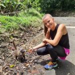 Inna Puhajkova Instagram - Na první pohled vypadají jako roztomilí čumáčci, ale jsou to taky pěkní loupežníci🦫 Dnes ráno jsem byla svědkem toho jak vyčórovali koš před místní restaurací 😄 #nosalove #cute #robber #arenal #costarica #animals