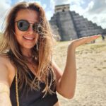 Inna Puhajkova Instagram - Dnešní výlet na Chichén Itzá, jeden z nových sedmi divů světa ✔🙌 #mexico #chichenitza #yucatan #travel #traveltheworld #traveltips #sunnyday #sundayfunday #selfie #sevenwondersoftheworld # Chichén-Itzá, Yucatan, Mexico