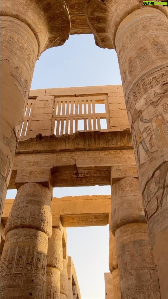 Inna Puhajkova Instagram - Ancient Egypt 🇪🇬🛕 #karnak #luxor #egypt #egypttravel Karnak Temple, Luxor