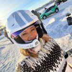 Inna Puhajkova Instagram - Další krásný zážitek s Fabia RS Rally2 🤩💚 Navíc v nádherném prostředí švédské zasněžené krajiny to absolutně nemělo chybu! @skodacr a @skodamotorsport 🫶 #fabiarsrally2 #skoda #skodamotorsport #sweden #4x4winterexperience #presstrip #beautifulweekend #frozenlake #östersund #funtime #grateful Östersund, Jämtland, Sweden