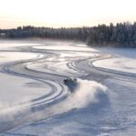 Inna Puhajkova Instagram - On the lake🔥 #sweden #onthelake #skodamotorsport #rally #videooftheday #lake #visitsweden #amazing #travelphotography Sweden