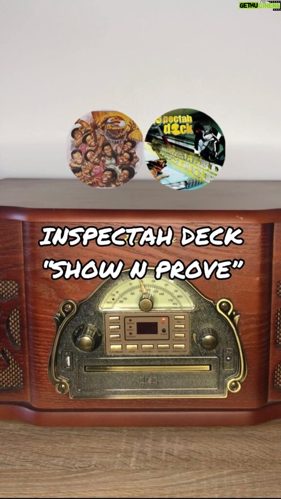 Inspectah Deck Instagram - #InspectahDeck - “Show N Prove” prod. by #TheBlaquesmiths samples “Tune Up” by #TheDramatics #SampleBible @ins_tagrams