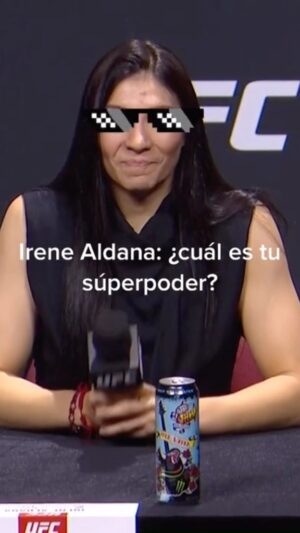 Irene Aldana Instagram - El súperpoder de @irene.aldana 🇲🇽👊🏻 #UFC289 

#ufc #mma #ufcgirl #mmagirl #mexicana
