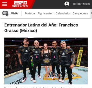Irene Aldana Instagram - Para muchos Coach del año 2023 !… 
Para mi .. coach del año todos los años ! 

Gracias por tantas enseñanzas en el deporte y en la vida. 

Me da mucho orgullo que tu trabajo esté siendo reconocido… y seguramente será el primero de muchos ! Gracias por tanto ! 🥳🙌🏼🙏🏼 #elmejor #yahivamosotravez #hastadondetope 

#hechoenmexico #coach #panchograsso #lobomma 

@franciscograssolobo @lobogymma @brazilianwarriorscentral
