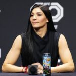 Irene Aldana Instagram - Raise your head and taste the courage 🖤🦇 #chapterfour #4 #a7x #ufc #mma #ufc289