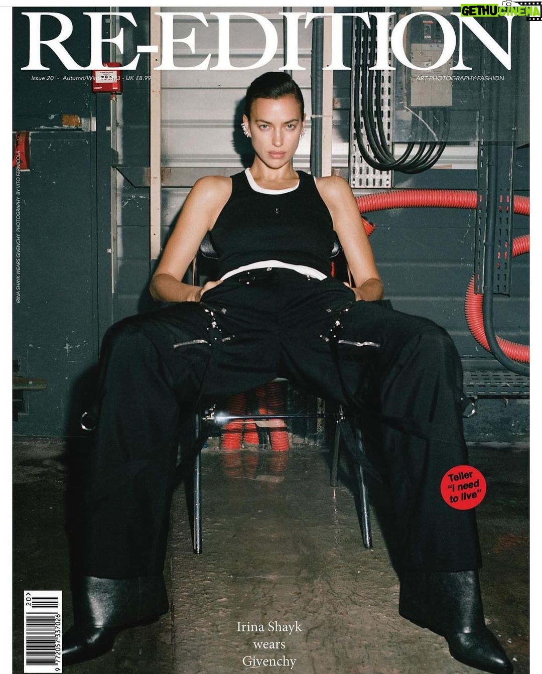 Irina Shayk Instagram - My new @reeditionmag 🖤AW23 @vitofernicola