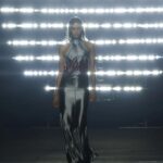Irina Shayk Instagram - Thank u @mowalola SS24 “crush” for having me open your Amaz show 🖤🖤🖤 styled by #lottavolkova