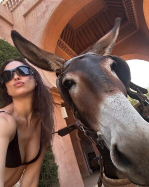 Irina Shayk Instagram - Red city ❤️