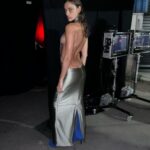Irina Shayk Instagram - Thank u @mowalola SS24 “crush” for having me open your Amaz show 🖤🖤🖤 styled by #lottavolkova