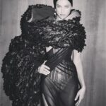 Irina Shayk Instagram - Proud to be part of your vision again @danielroseberry 🖤THANK U 🖤 @schiaparelli 🖤 @_mariechaix_ @patmcgrathreal @guidopalau