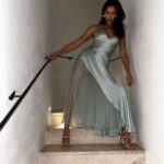 Irina Shayk Instagram – Thank u @donatella_versace @versace  house for opening  the archive  and make my dream come true .. GIANNI  1995 🩵 …… more to come ….