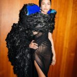 Irina Shayk Instagram - Proud to be part of your vision again @danielroseberry 🖤THANK U 🖤 @schiaparelli 🖤 @_mariechaix_ @patmcgrathreal @guidopalau