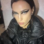 Irina Shayk Instagram - 🖤VERSACEEEEEEEE🖤 @donatella_versace felt powerful @versace … @piergiorgio @kjeldgaard1 @patmcgrathreal @guidopalau