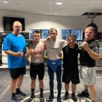 Isaac Lowe Instagram - Good 10 rounds in the bank to night with @georgiev.boxing @eduardboxing @craigkent81 Morecambe