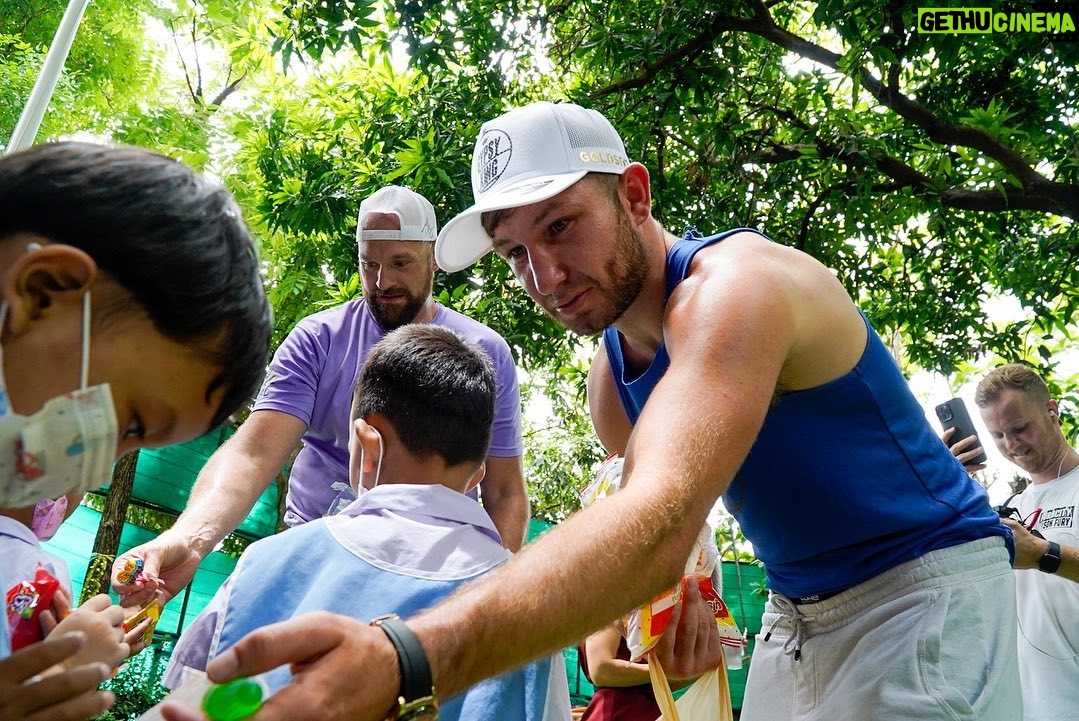 Isaac Lowe - 1.4K Likes - Today really did take to me. We went to Bangkok orphanage to see the little kids. It really did open my eyes up and we don’t know how lucky we are to see these little kids faces to give them some drinks and sweets, 💙🌎 little things in life matter 🙏🏻🙏🏻🙏🏻