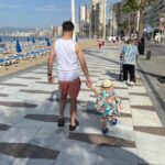 Isaac Lowe Instagram - #benidorm #family holiday break