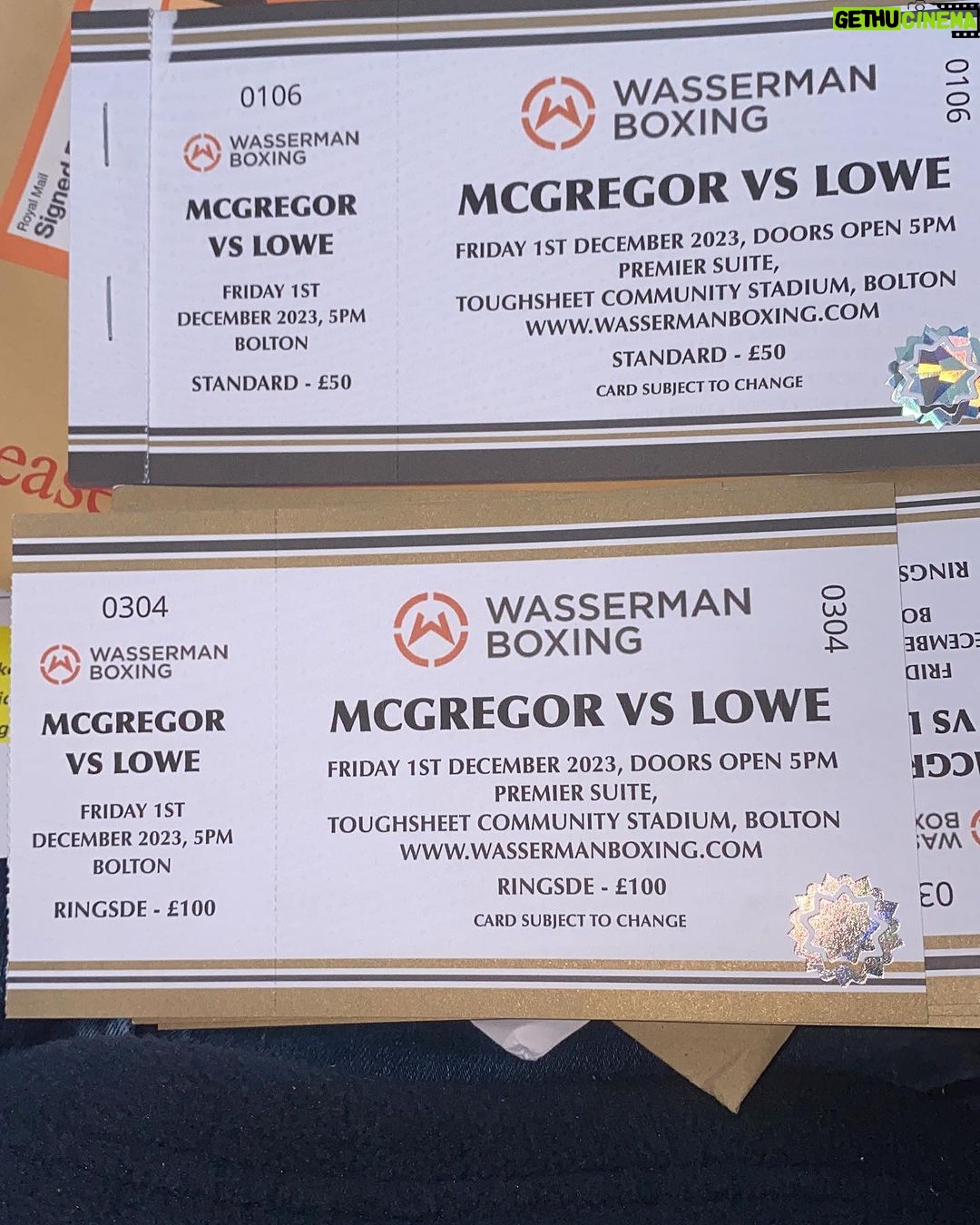 Isaac Lowe Instagram - Tickets for my next fight are here please if you need any, you can contact me or @mjcatterall is goner help with them also link is here Hi mate - tickets going on sale now, here’s the link: https://tinyurl.com/McGregorLowe All the support means a lot massive fight for both of u let’s get December started with a bang ❗️ #teamlowe #andthenew #roadbacktothetop☝️ @wassermanboxing @sauerlandbros Let’s make sum noise on December 1. Then we go on to the @morecambefc game double for the weekend