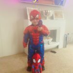 Isaac Lowe Instagram - My little spider-Man ready for Halloween 🎃 💙💙 @margaret.thompson.x Morecambe