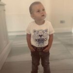 Isaac Lowe Instagram - 2 going on 18 😂 miss me boy looks like big boy to day 💙💙🌎 #dadsbestfriend❤️ #dadlife @margaret.thompson.x