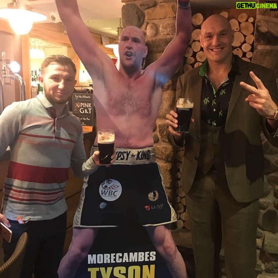 Isaac Lowe - 1.2K Likes - Happy 35th birthday to the heavyweight champ of the world 🌎 @tysonfury have good one bro in camp I have. A cake 🎂 for u and a pint 🍺 😂 💙💙