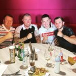 Isaac Lowe Instagram - Food and drinks with the lads after the fight #teamlowe @mjcatterall @stonehands11 @lj_catterall