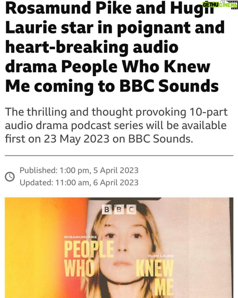 Isabella Sermon Instagram - SO happy to finally be able to announce this - I had an amazing time working with some amazing people!!! People Who Knew Me, out on the 23rd of May on BBC Sounds and streaming on Radio 4 26th of June!