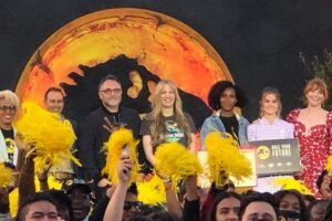 Isabella Sermon Instagram - STEAM Event LA!!! 

This was an amazing, amazing event to be a part of, thank you so much @universalpictures , @comcast & @jurassicworld . 

It’s very exciting for me to see other young people being inspired and feeling as though they can achieve their goals, and if our film can encourage people into STEAM pathways, then that is a huge bonus.

Sorry I couldn’t be at the premiere last night - I have some very important exams going on rn, but glad to see everyone had a great time