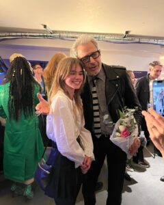 Isabella Sermon Instagram - Saw the amazing @jeffgoldblum performing last night at the Royal Festival Hall !!