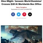 Isabella Sermon Instagram – Jurassic World Dominion has crossed 
$1 Billion in the global box office!!! Thank you so much to everyone who made this possible 😁