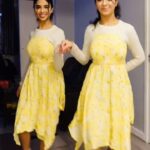 Ishveen Gulati Instagram – Chori Kiy Re Jiya💛 #teamvleenam #mirrortwins #twins #twin ✨