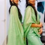 Ishveen Gulati Instagram – 🙈🤍#teamvleenam #mirrortwins