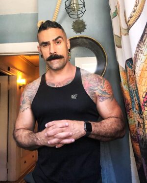 Israel Zamora Instagram - Over worked the beard so now I’m rocking the #mustache