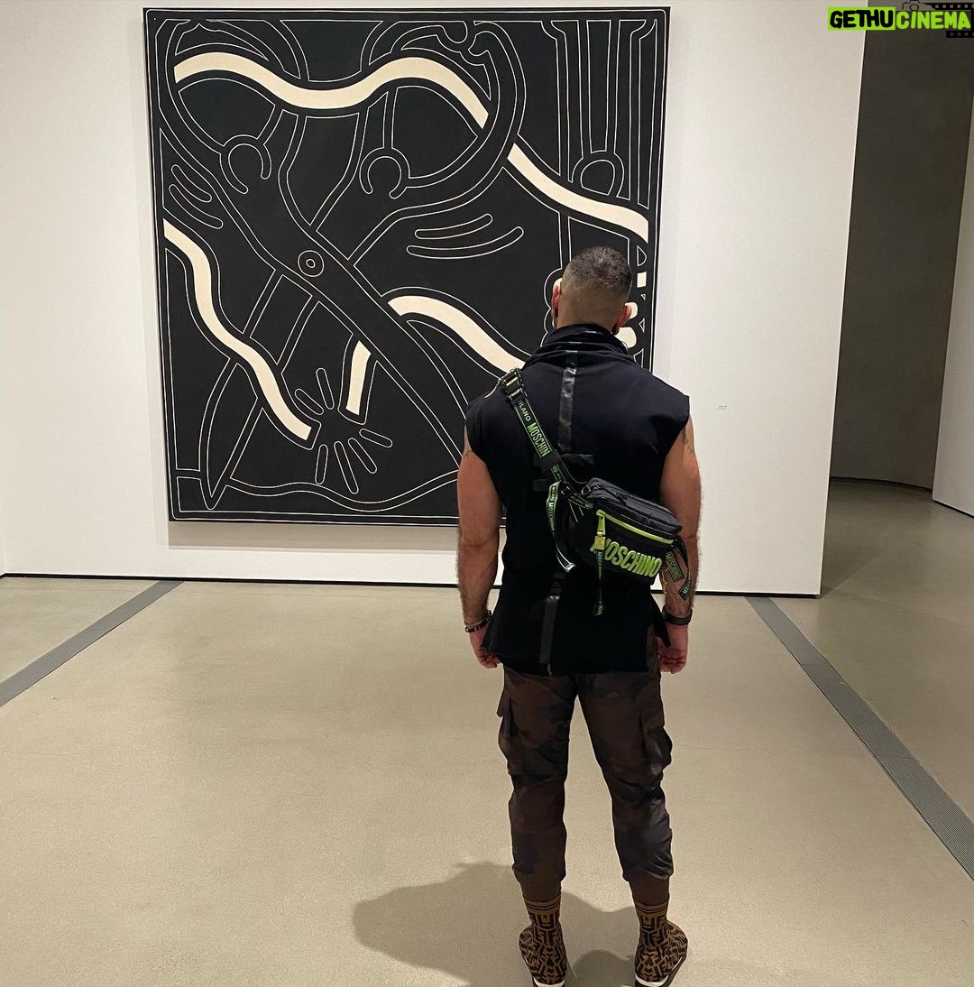 Israel Zamora Instagram - Keith Herring exhibit with my cousin Jeff at the RoadBroad