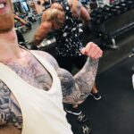 Israel Zamora Instagram – Adam and I hitting the gym, sneak attach photo session #muscleup #gymtime #gay #men #scruffygay #tattoo #gaydaddy