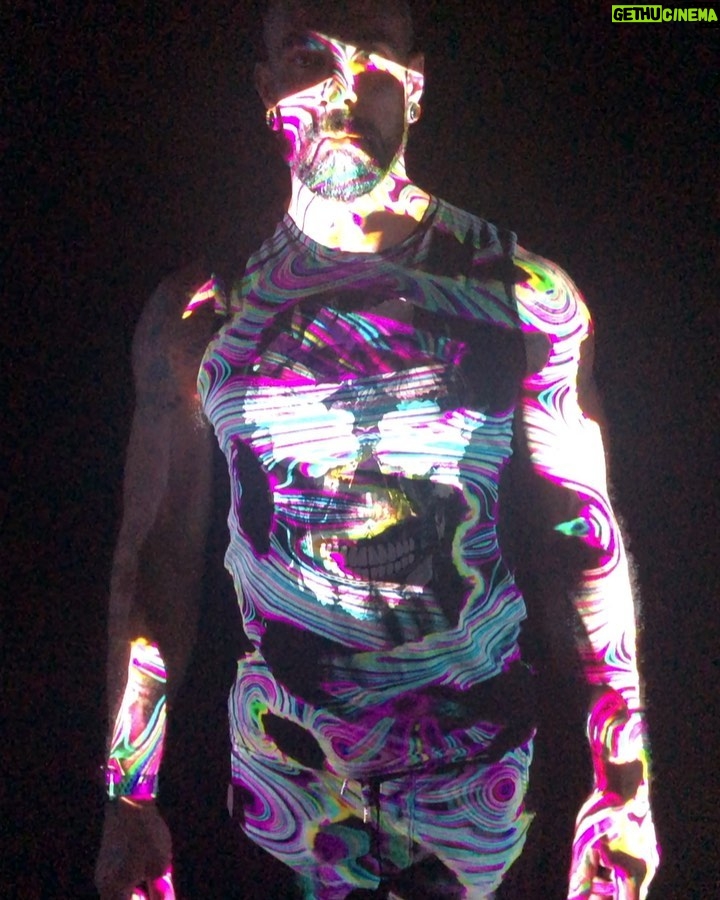 Israel Zamora Instagram - Me being silly last night at Samskara such a #beautiful #art #exhibit #losangeles #visionaryart