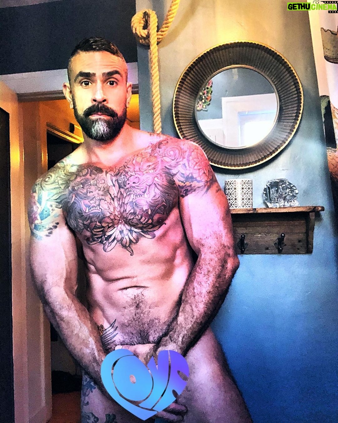 Israel Zamora Instagram - Good morning! These past few days of indulgence are catching up with me! Time to dial it back in #scruffygay #summerbodyinprogress #instagay #bathroomselfie #beards #tattoos #gaydaddy