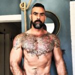 Israel Zamora Instagram - Good morning! I haven’t been posting much lately so here you go! Drank a little to much for Sunday funday and I’m a bit dehydrated because of it but I’m looking lean #bathroomselfie #instagay #muscle #tattoo #beard #beautifulmen #scruff #scuffygay #gay #gaydaddy #gaymuscles