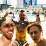 Israel Zamora Instagram – Sunday Funday downtown with the boys #instagay  #muscle #beard #men #sexygay #tattoo  #daddy #losangeles #summerday